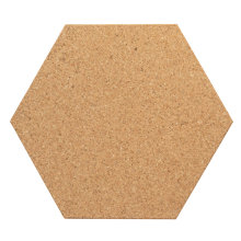 Korkpanel sekskant natur 6 stk.